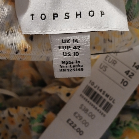 Topshop NWT ladies dress size 10 - Picture 10 of 13